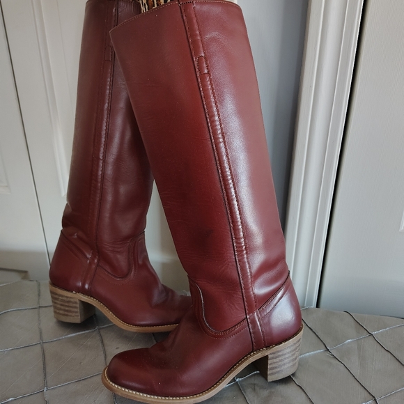 Frye Shoes - Frye American Classics Red Leather Riding Boots 7.5